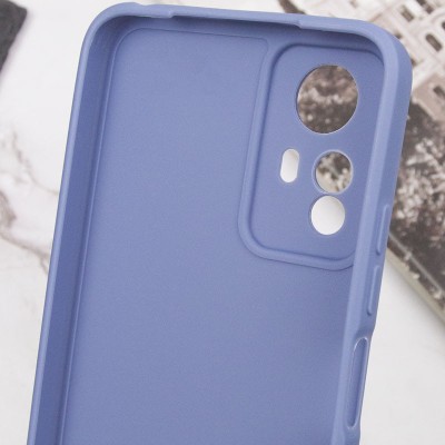 Силіконовий чохол Candy Full Camera для Xiaomi Redmi Note 12S Блакитний / Mist blue