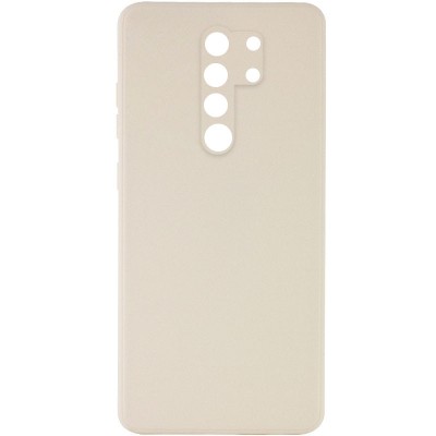 Силіконовий чохол Candy Full Camera для Xiaomi Redmi Note 8 Pro Бежевий / Antigue White