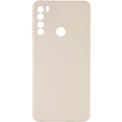 Силіконовий чохол Candy Full Camera для Xiaomi Redmi Note 8 Бежевий / Antigue White