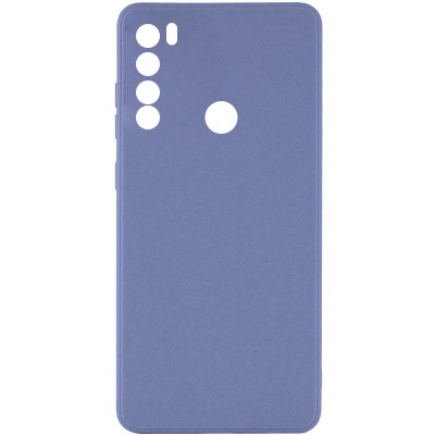 Силіконовий чохол Candy Full Camera для Xiaomi Redmi Note 8 Блакитний / Mist blue