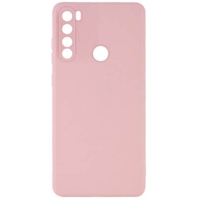 Силіконовий чохол Candy Full Camera для Xiaomi Redmi Note 8 Рожевий / Pink Sand