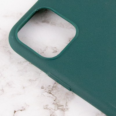Силіконовий чохол Candy для Apple iPhone 13 mini (5.4") Зелений / Forest green
