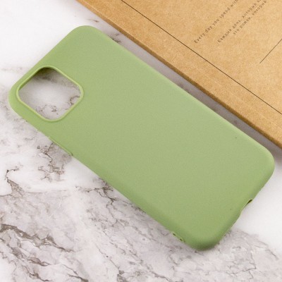 Силіконовий чохол Candy для Apple iPhone 13 mini (5.4") Фісташковий
