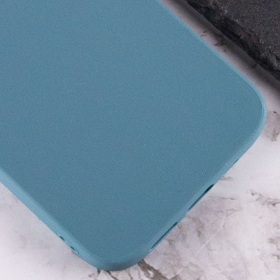 Силіконовий чохол Candy для Apple iPhone 13 Pro Max (6.7") Синій / Powder Blue