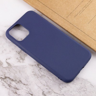 Силіконовий чохол Candy для Apple iPhone 14 Plus (6.7") Синій