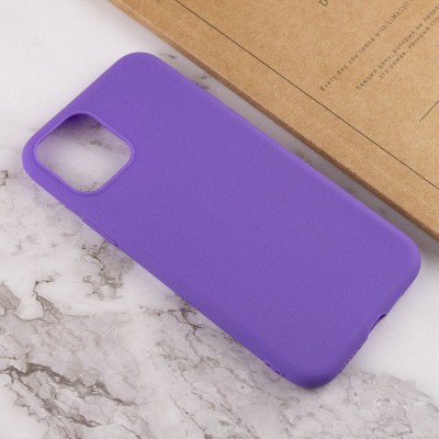 Силіконовий чохол Candy для Apple iPhone 14 Pro Max (6.7") Бузковий
