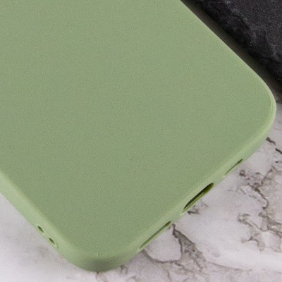 Силіконовий чохол Candy для Apple iPhone 14 Pro Max (6.7") Фісташковий