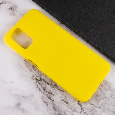 Силіконовий чохол Candy для Oppo A76 4G Жовтий