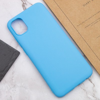 Силіконовий чохол Candy для Samsung Galaxy A04 Блакитний