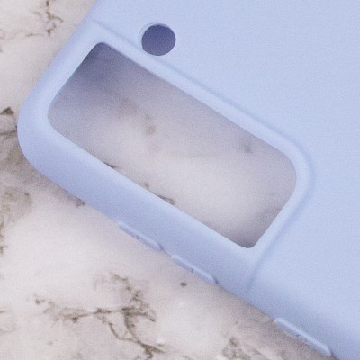 Силіконовий чохол Candy для Samsung Galaxy S21+ Блакитний / Lilac Blue