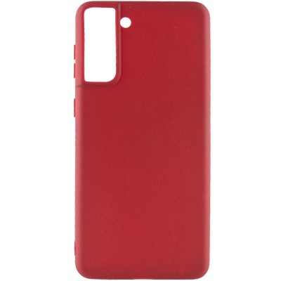 Силіконовий чохол Candy для Samsung Galaxy S21+ Бордовий