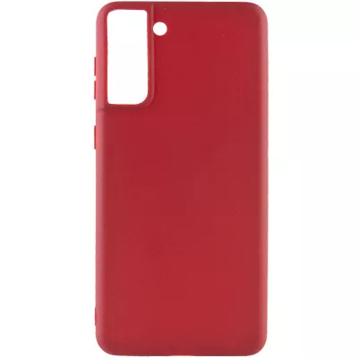 Силіконовий чохол Candy для Samsung Galaxy S21+ Бордовий