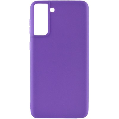 Силіконовий чохол Candy для Samsung Galaxy S21+ Бузковий