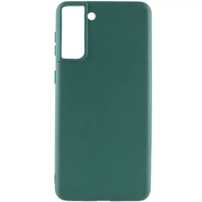 Силіконовий чохол Candy для Samsung Galaxy S21+ Зелений / Forest green