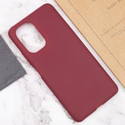 Силіконовий чохол Candy для Xiaomi Redmi K40 / K40 Pro / K40 Pro+ / Poco F3 / Mi 11i Бордовий