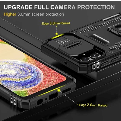 Ударостійкий чохол Camshield Army Ring для Samsung Galaxy A05 Чорний / Black