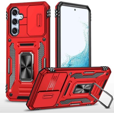 Ударостійкий чохол Camshield Army Ring для Samsung Galaxy A54 5G Червоний / Red