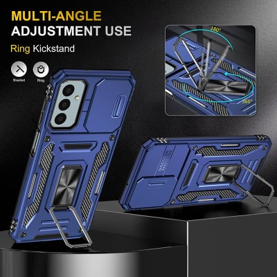 Ударостійкий чохол Camshield Army Ring для Samsung Galaxy M14 5G Синій / Navy Ударостійкий чохол Camshield Army Ring для Samsung Galaxy M14 5G Синій / Navy
