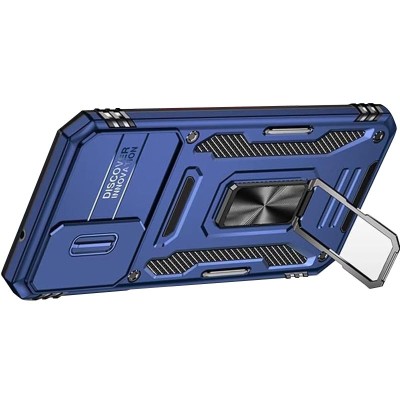Ударостійкий чохол Camshield Army Ring для Samsung Galaxy S23 FE Синій / Navy