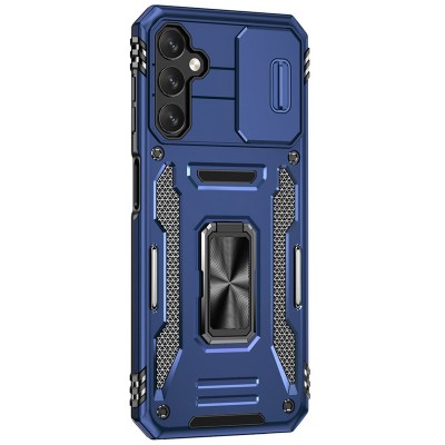 Ударостійкий чохол Camshield Army Ring для Samsung Galaxy S23 FE Синій / Navy