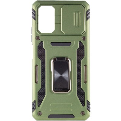 Ударостійкий чохол Camshield Army Ring для Xiaomi Poco F5 / Note 12 Turbo Оливковий / Army Green Ударостійкий чохол Camshield Army Ring для Xiaomi Poco F5 / Note 12 Turbo Оливковий / Army Green