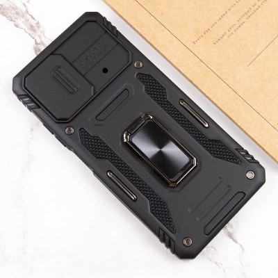 Ударостійкий чохол Camshield Army Ring для Xiaomi Poco X5 5G / Note 12 5G Чорний / Black