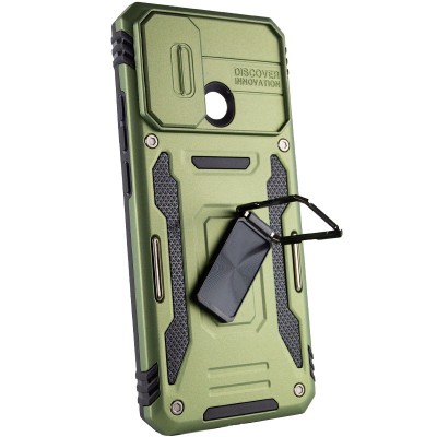 Ударостійкий чохол Camshield Army Ring для Xiaomi Redmi 9C / 10A Оливковий / Army Green