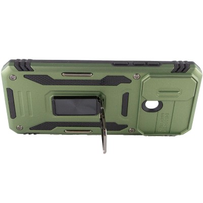 Ударостійкий чохол Camshield Army Ring для Xiaomi Redmi 9C / 10A Оливковий / Army Green