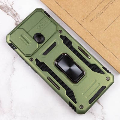 Ударостійкий чохол Camshield Army Ring для Xiaomi Redmi 9C / 10A Оливковий / Army Green