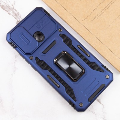 Ударостійкий чохол Camshield Army Ring для Xiaomi Redmi 9C / 10A Синій / Navy
