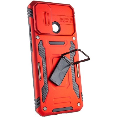 Ударостійкий чохол Camshield Army Ring для Xiaomi Redmi 9C / 10A Червоний / Red