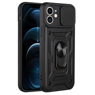 Ударостійкий чохол Camshield Serge Ring для Apple iPhone 11 (6.1") Чорний