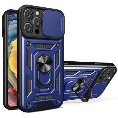 Ударостійкий чохол Camshield Serge Ring для Apple iPhone 11 Pro Max (6.5") Синій