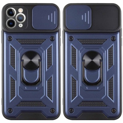 Ударостійкий чохол Camshield Serge Ring для Apple iPhone 11 Pro Max (6.5") Синій
