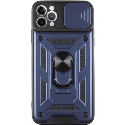 Ударостійкий чохол Camshield Serge Ring для Apple iPhone 11 Pro Max (6.5") Синій