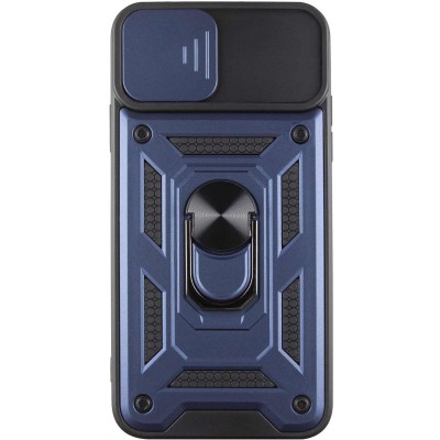 Ударостійкий чохол Camshield Serge Ring для Apple iPhone 12 Pro Max (6.7") Синій Ударостійкий чохол Camshield Serge Ring для Apple iPhone 12 Pro Max (6.7") Синій