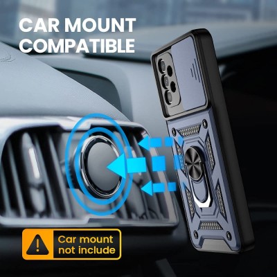 Ударостійкий чохол Camshield Serge Ring для Samsung Galaxy A13 4G Синій