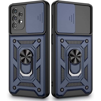 Ударостійкий чохол Camshield Serge Ring для Samsung Galaxy A73 5G Синій Ударостійкий чохол Camshield Serge Ring для Samsung Galaxy A73 5G Синій