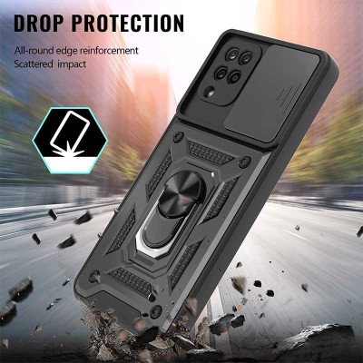 Ударостійкий чохол Camshield Serge Ring для Samsung Galaxy M53 5G Чорний Ударостійкий чохол Camshield Serge Ring для Samsung Galaxy M53 5G Чорний