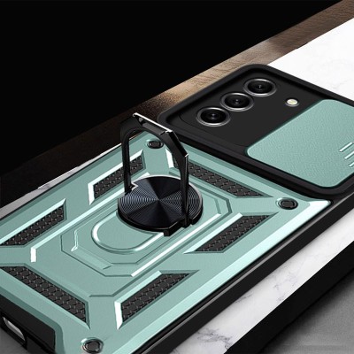 Ударостійкий чохол Camshield Serge Ring для Samsung Galaxy S21 Зелений Ударостійкий чохол Camshield Serge Ring для Samsung Galaxy S21 Зелений