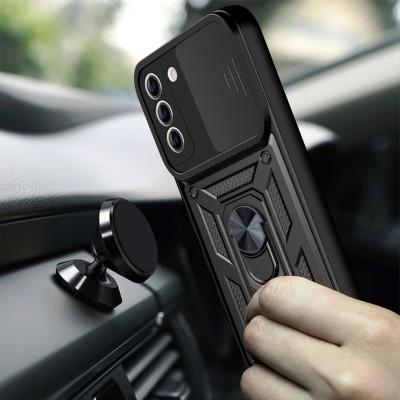 Ударостійкий чохол Camshield Serge Ring для Samsung Galaxy S21 Чорний Ударостійкий чохол Camshield Serge Ring для Samsung Galaxy S21 Чорний
