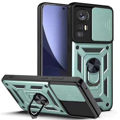 Ударостійкий чохол Camshield Serge Ring для Xiaomi 12 Lite Зелений