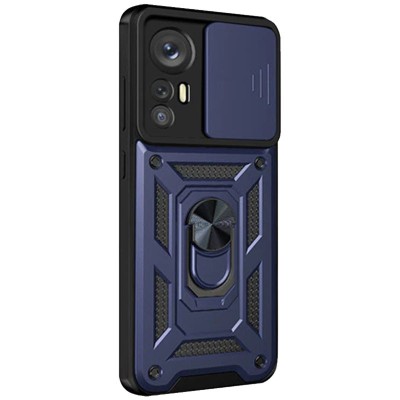 Ударостійкий чохол Camshield Serge Ring для Xiaomi 12T / 12T Pro Синій