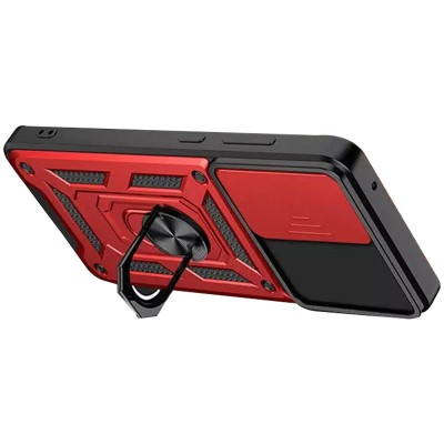 Ударостійкий чохол Camshield Serge Ring для Xiaomi 12T / 12T Pro Червоний