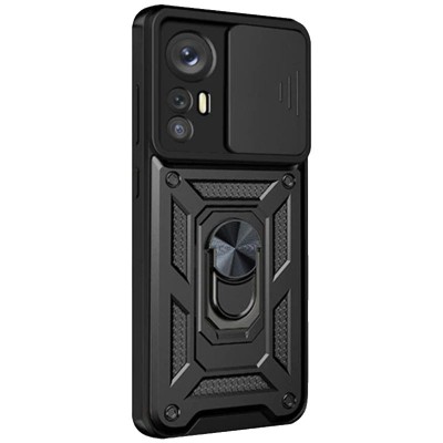 Ударостійкий чохол Camshield Serge Ring для Xiaomi 12T / 12T Pro Чорний