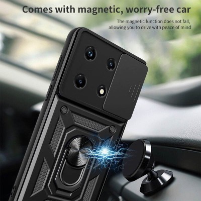 Ударостійкий чохол Camshield Serge Ring для Xiaomi 13 Pro Чорний