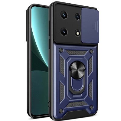 Ударостійкий чохол Camshield Serge Ring для Xiaomi 13 Синій