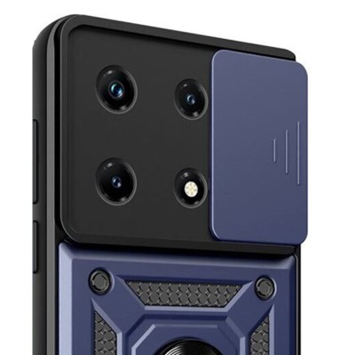Ударостійкий чохол Camshield Serge Ring для Xiaomi 13 Синій