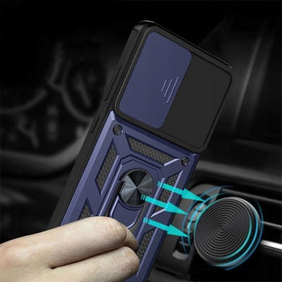 Ударостійкий чохол Camshield Serge Ring для Xiaomi Poco X4 GT Синій