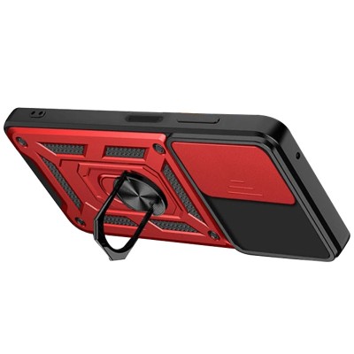 Ударостійкий чохол Camshield Serge Ring для Xiaomi Poco X4 GT Червоний Ударостійкий чохол Camshield Serge Ring для Xiaomi Poco X4 GT Червоний